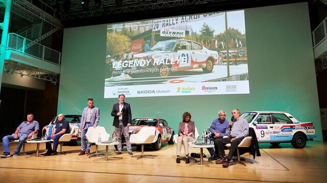 Premiéra pěti portrétů jezdců LEGEND RALLYE. Zdroj: Paměť národa