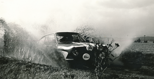 Vůz Václava Blahny na Rallye Tatry. Zdroj: Muzeum Škoda Auto